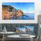 Designart - Manarola Village Cinque Terre Italy - Extra Large Seashore Canvas Art
